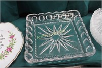 CLEAR GLASS SQUARE TRAY