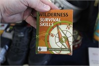 WILDERNESS SURVIVAL SKILLS KNOWLEDGE CARDS -