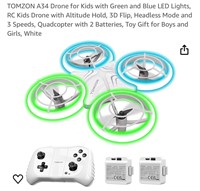 TOMZON A34 Drone for Kids