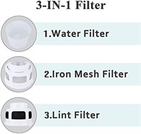 VIWINVELA Indoor Dryer Vent Kit Bucket Lint Trap D