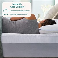 Sleep Innovations Dual Layer 4 Inch Memory Foam Ma