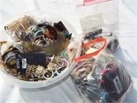 HUGE lot of costume jewelry. Vintage - now.