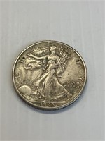 1943D Walking Liberty Silver Half Dollar