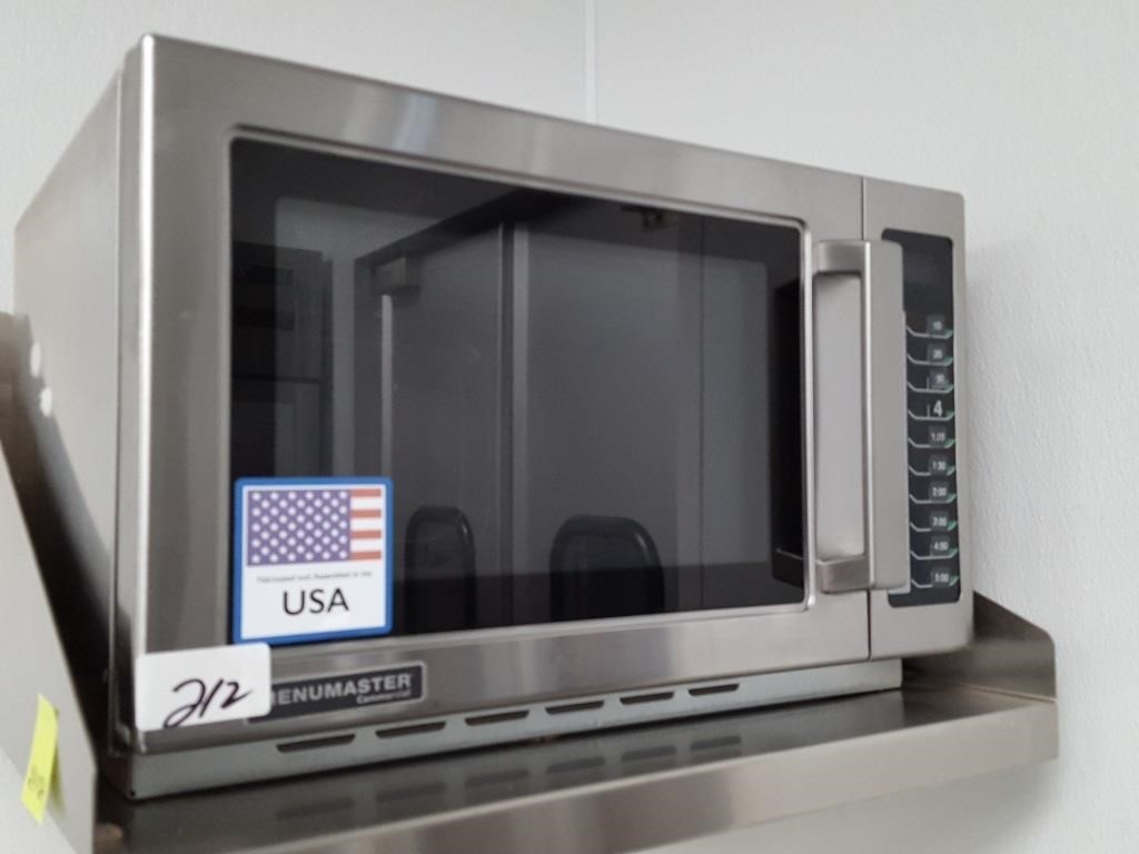 Menumaster comm. microwave, no shelf unit