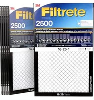 Filtrete 16x25x1 Furnace Filter, MPR 2500, MERV 14