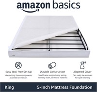 Amazon Basics Smart Box Spring Bed Base,