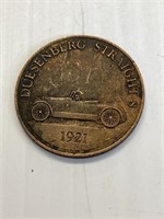 1921 Car Dussenberg Collect Coin From 80's