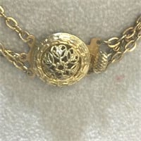 Gold Ladies Victorian Necklace