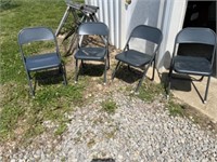 4folding chairs