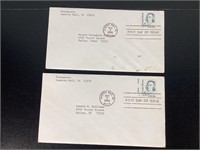 Sealed First Day Of Issue Mail Covers George Mason