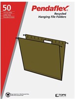 Pendaflex Recycled Hanging File Folders 50 Ct.