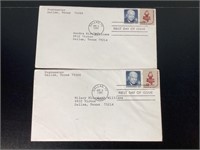 Sealed First Day Of Issue Mail Covers Eisenhower