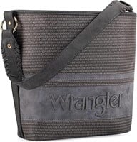 Wrangler Retro Gray Women's Weaved Bucket Bag