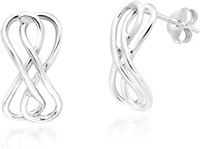Romantic Double Infinity Love Earrings