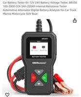 Car Battery Tester 6V 12V 24V