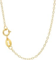 Minimalist 18k Gold Plated Cable Chain Necklace