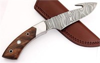 Handmade Damascus Steel Blade Hunting Knife