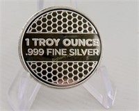 One Troy Ounce .999 Fine Silver Round