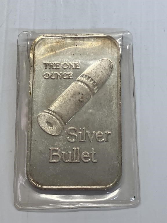 .999 Fine The One Ounce Silver Bullet