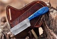 8" Handmade Damascus Steel Bull Cutter Knife