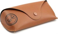 Brown Ray Ban Leather Style Medium Case