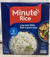 Minute Rice Long Grain White 3kg