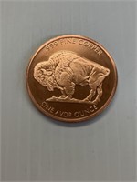 Buffalo 1oz Copper Round