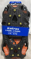Ice Trax Traction Aids L/xl 2 Pairs