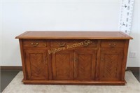 Oak Sideboard Buffet by Fremarc Designs