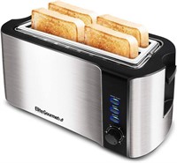 Elite Gourmet Platinum Long Slot Toaster