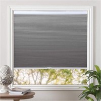 Window Shades Cordless Cellular Blinds Grey-White