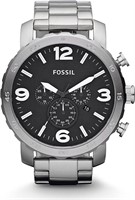 Fossil Nate Chronograph Silver Men's Watch