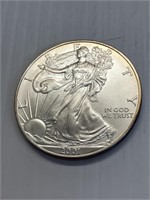 2001 Walking Liberty silver dollar