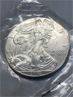 2002 Walking Liberty silver dollar