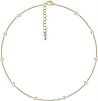14k Gold-pl. Freshwater Pearl Necklace