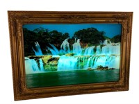 Vintage Magic Light-Up & Sound Waterfall Framed