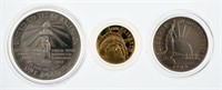 1986 US Mint 3 Pc Liberty Coin Set: $5 Gold.