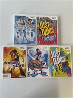 Wii Dance lot of 5 Nintendo