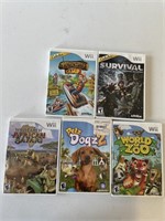 Wii Various Games Lot of 5 Nintendo