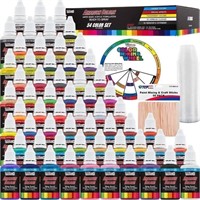 US Art Supply 54 Color Ultimate Acrylic Paint set