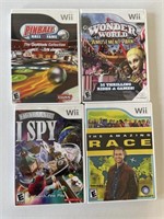 Wii Various Games Lot of 4 Nintendo