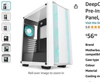 DeepCool CC560 WH V2 Mid-Tower