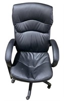 Black Leather Office Chair *pre-owned*