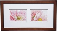Gallery Solutions Double Mat Picture Frame,