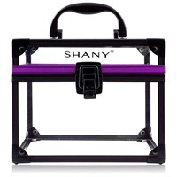 SHANY Clear Cosmetics and Toiletry Train Case