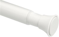 Amazon Basics Tension Curtain Rod White