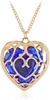Elegant 13.27ct Sapphire Heart Necklace