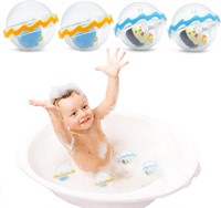 NEW-4PCS Mold-Free Baby Bath Toys