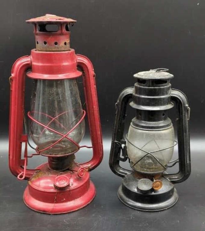 (2) Railroad Lanterns