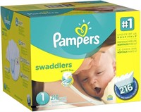Diapers Newborn / Size 1 (8-14 lb), 216 Count